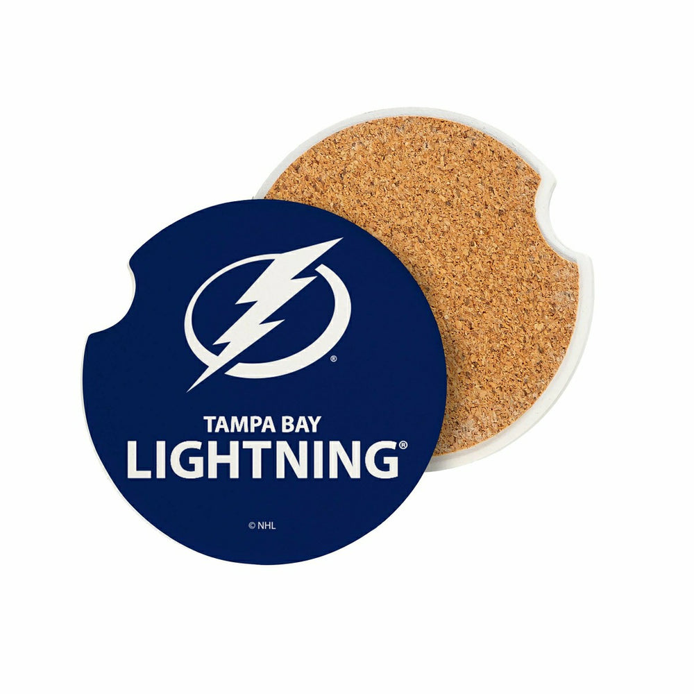 Tampa Bay Lightning Car Coaster Set, 2pc