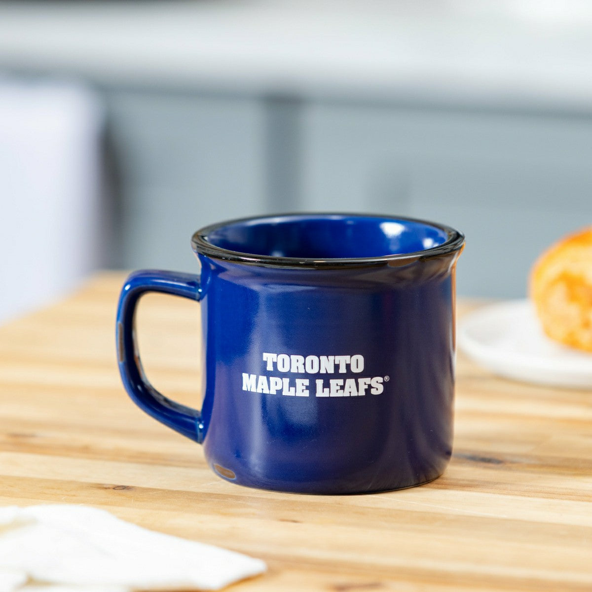Toronto Maple Leafs Ceramic Camp Cup with Enamel Finish, 14oz
