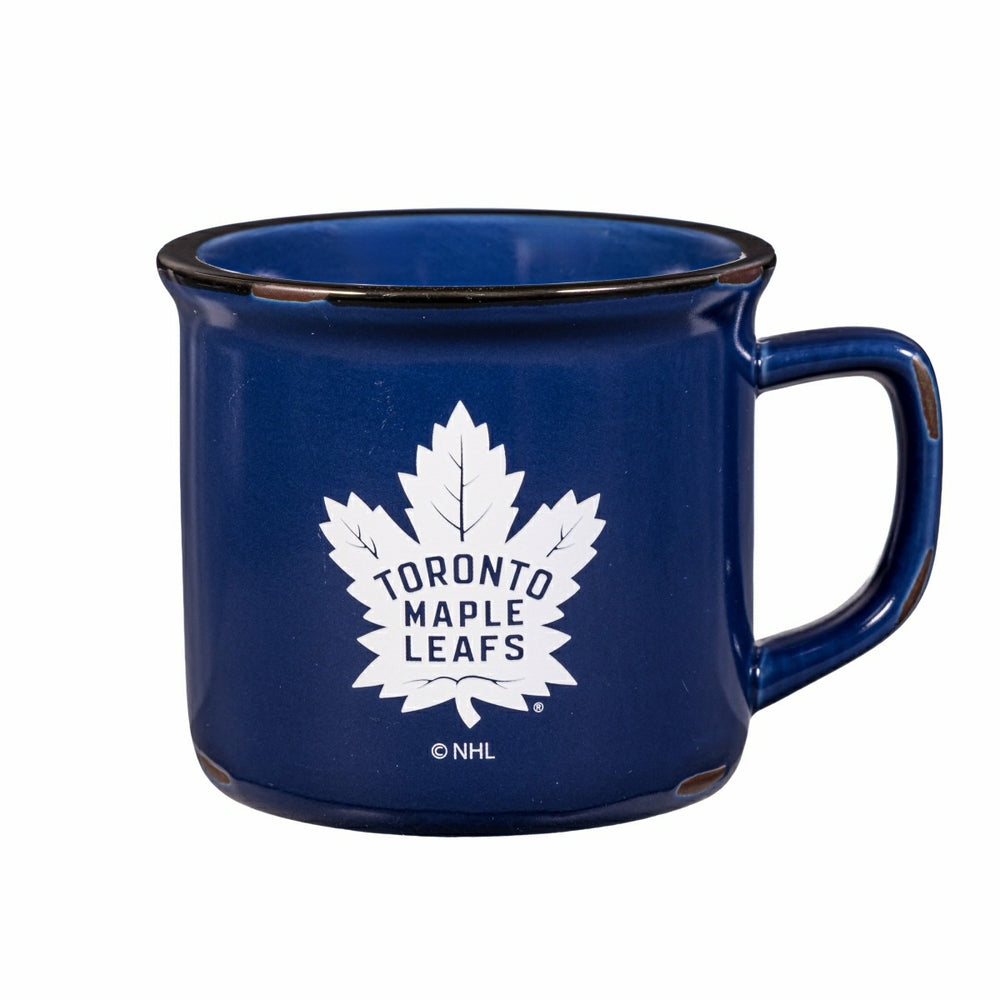 Toronto Maple Leafs Ceramic Camp Cup with Enamel Finish, 14oz