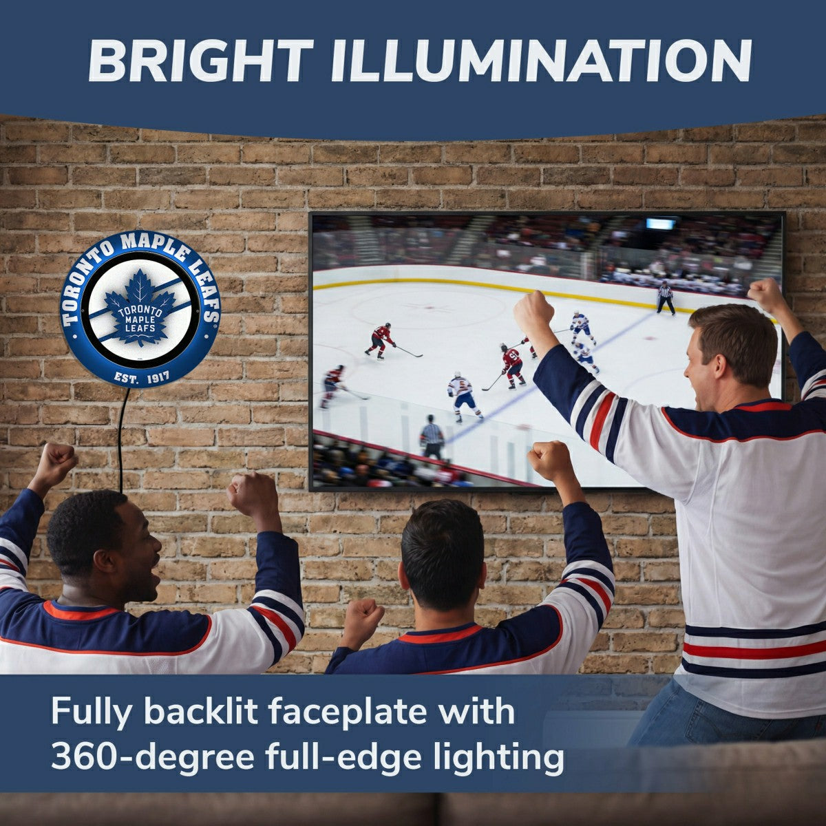 Toronto Maple Leafs, Metal Lite, Round