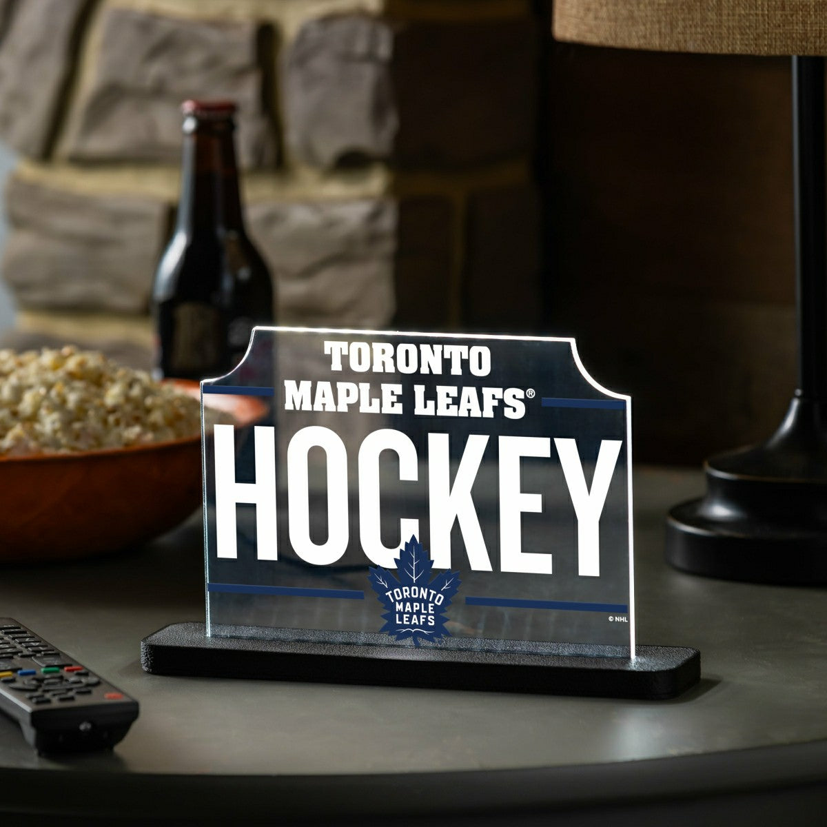 Toronto Maple Leafs Hockey Rectangle Desklite LED Decor