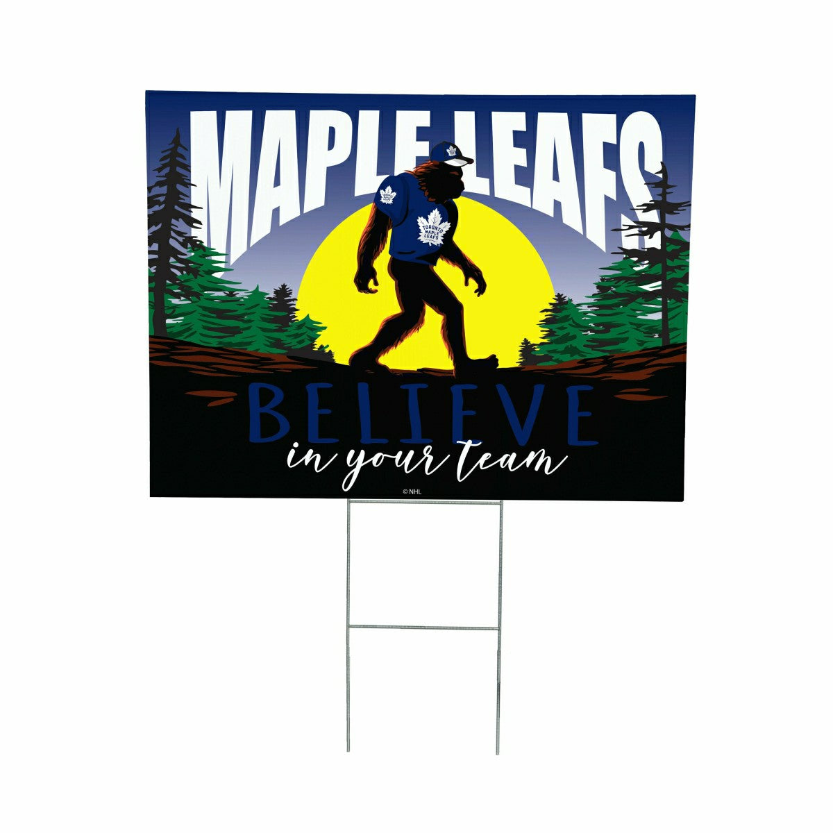 Toronto Maple Leafs Yard Sign, Bigfoot