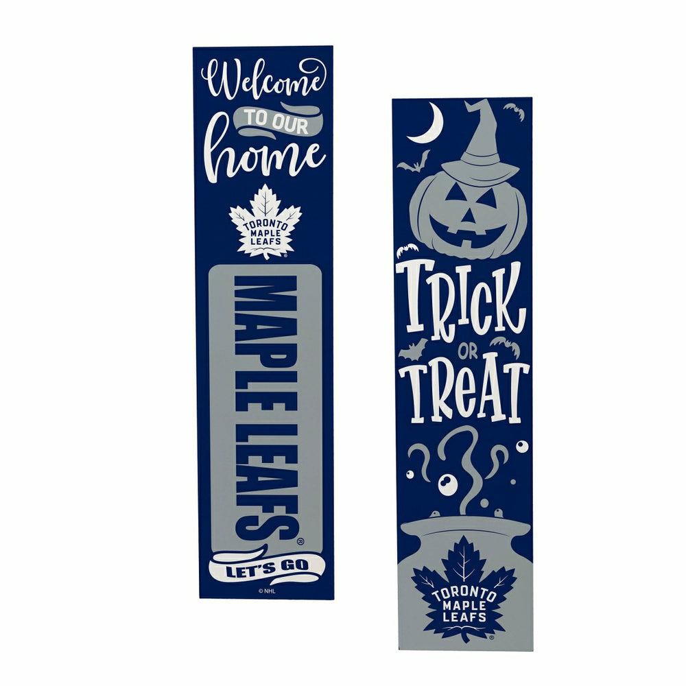 47" Double Sided Leaner, Toronto Maple Leafs, Halloween