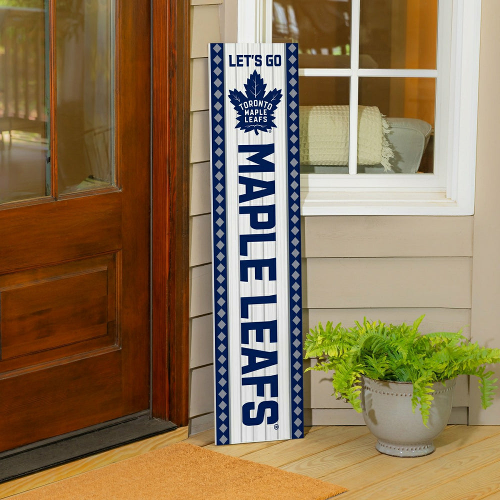 47" Double Sided Leaner, Toronto Maple Leafs, Christmas