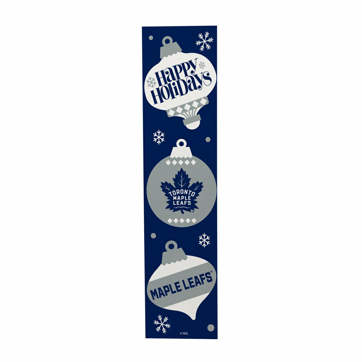 47" Double Sided Leaner, Toronto Maple Leafs, Christmas