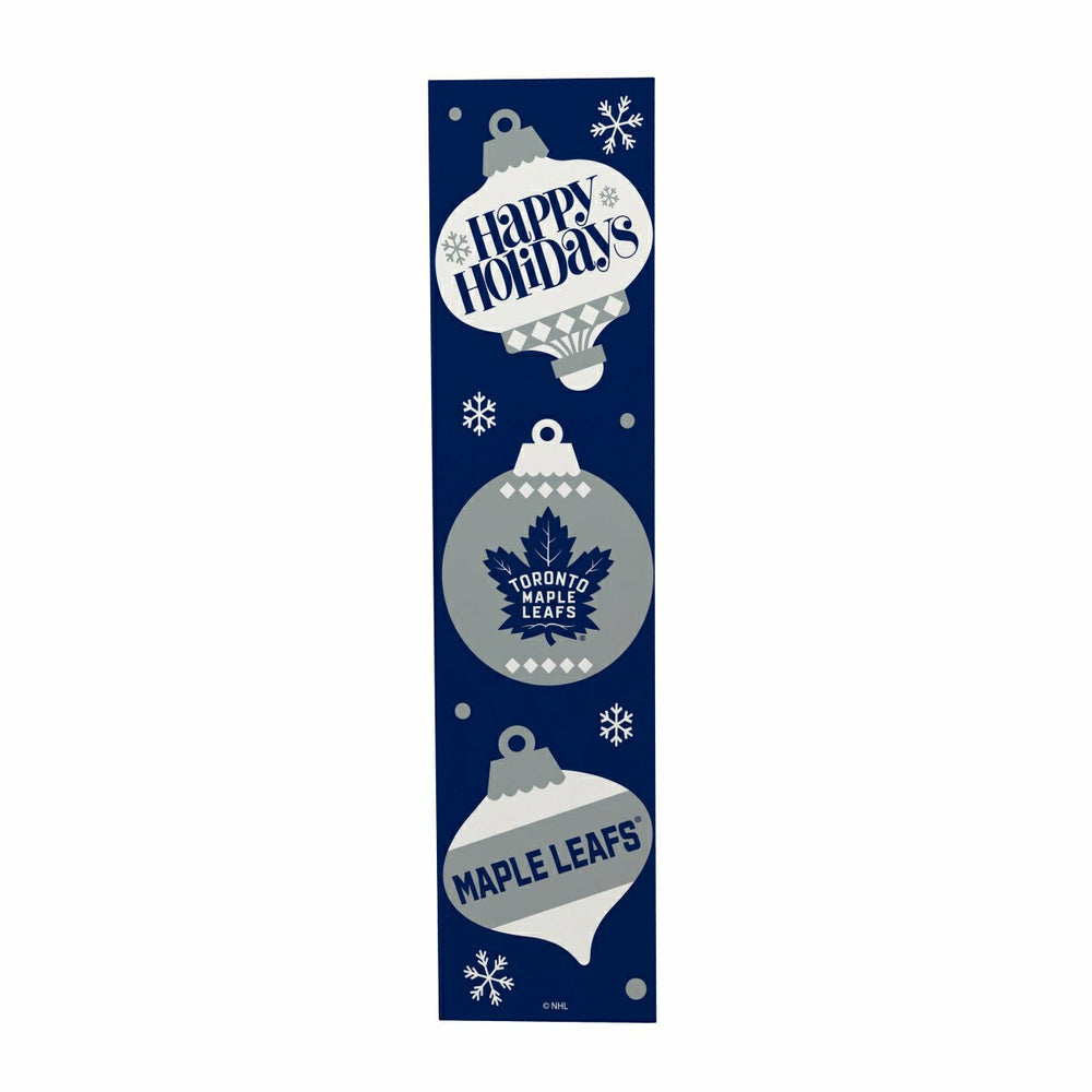 47" Double Sided Leaner, Toronto Maple Leafs, Christmas