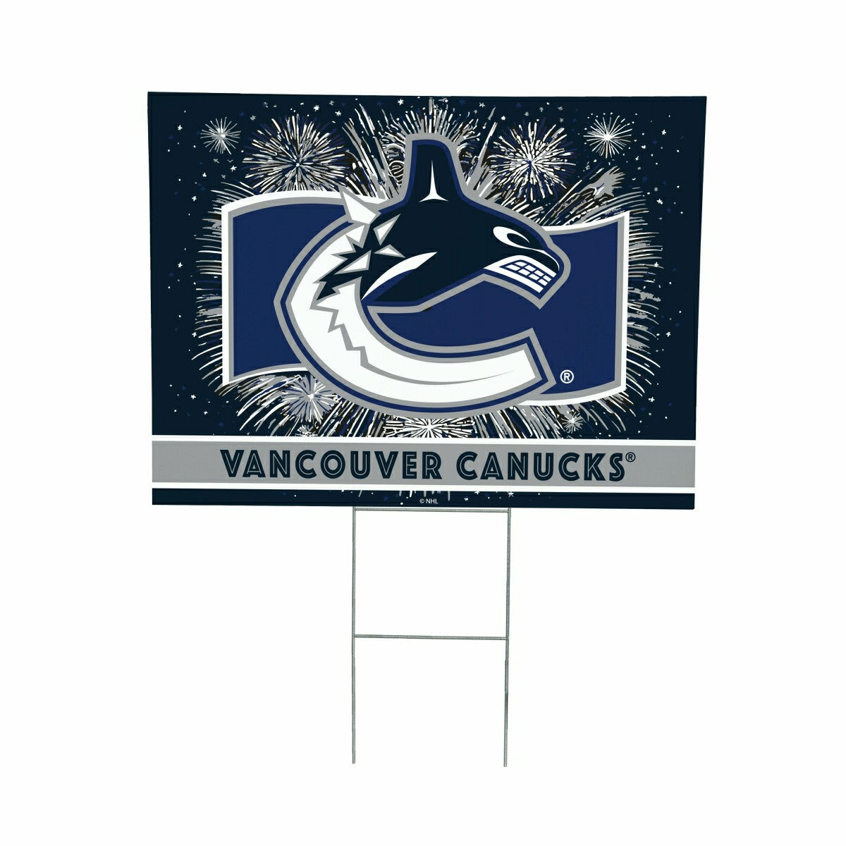 Vancouver Canucks Yard Sign, Patriotic