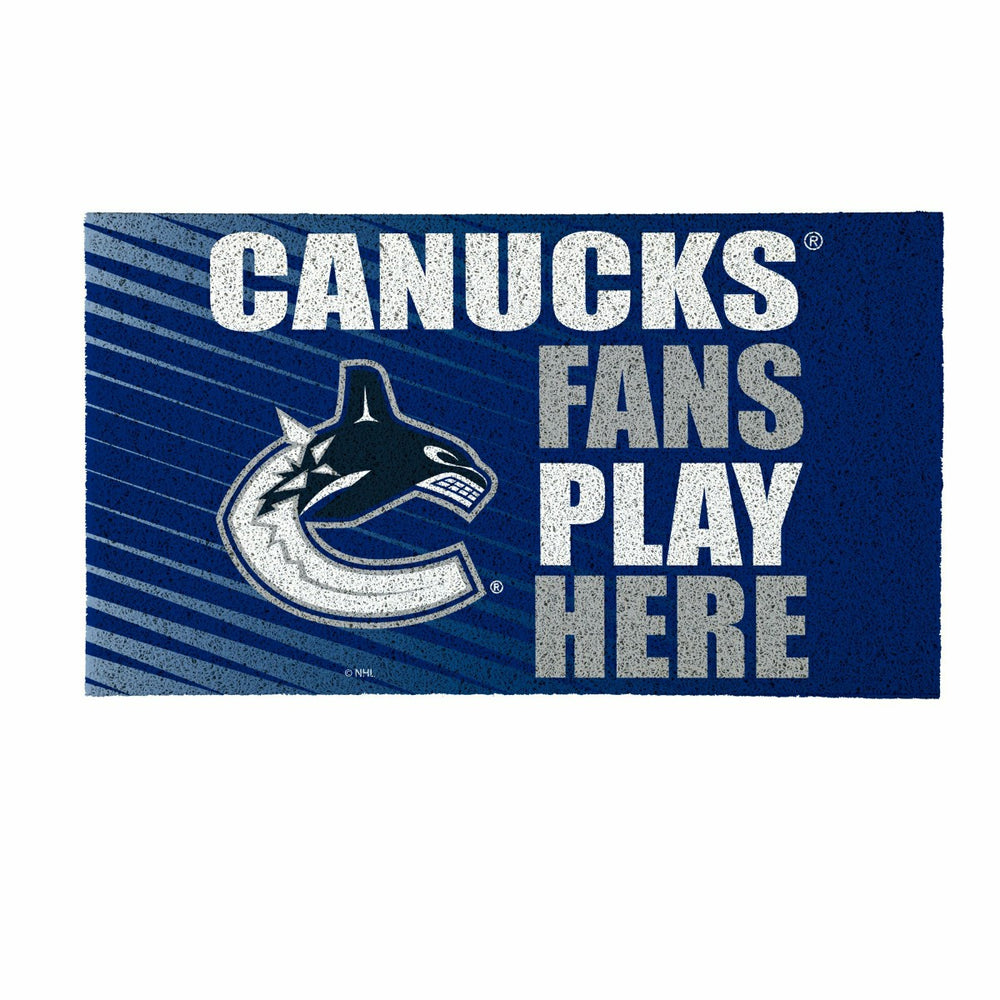 Vancouver Canucks Fan Mat, 28"x16"