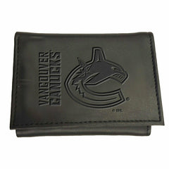 Vancouver Canucks, Tri-Fold Wallet, Black