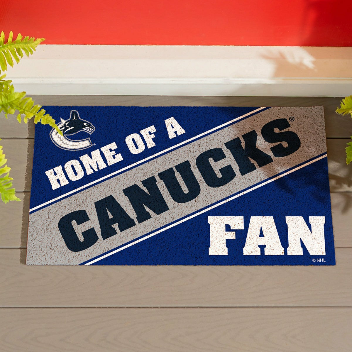 Vancouver Canucks, PVC Mat COLOR, Home of a Fan