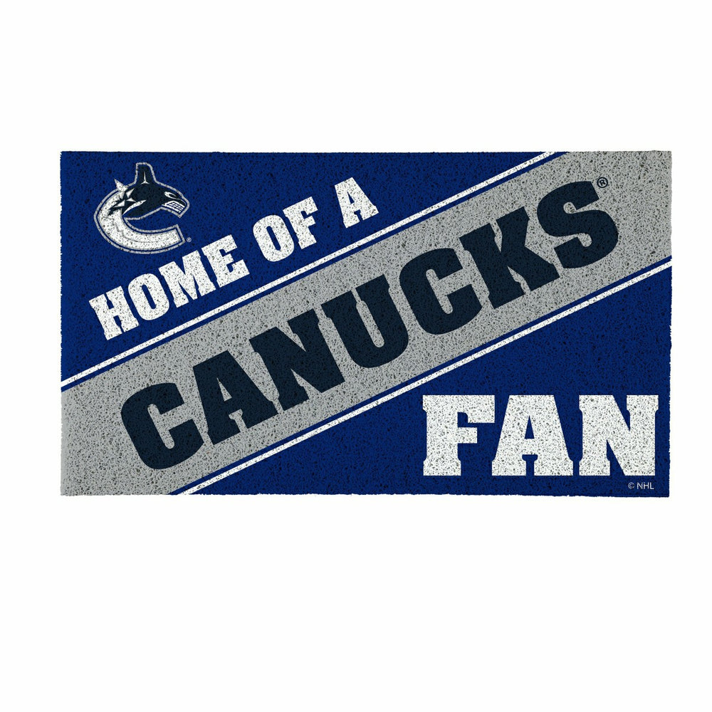 Vancouver Canucks, PVC Mat COLOR, Home of a Fan