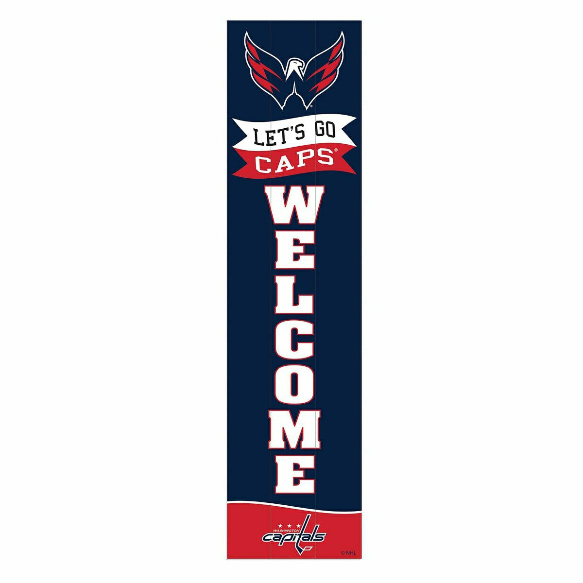 Washington Capitals Large Single Sided Leaner, 46"