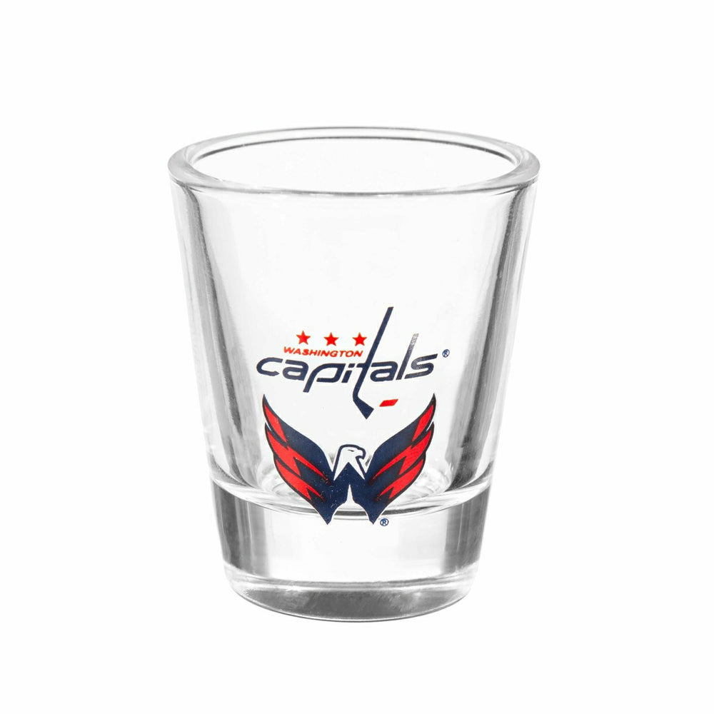 Washington Capitals 4-Piece Ceramic and Glass 2oz. Shot Glass Set