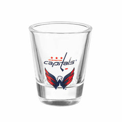 Washington Capitals 4-Piece Ceramic and Glass 2oz. Shot Glass Set
