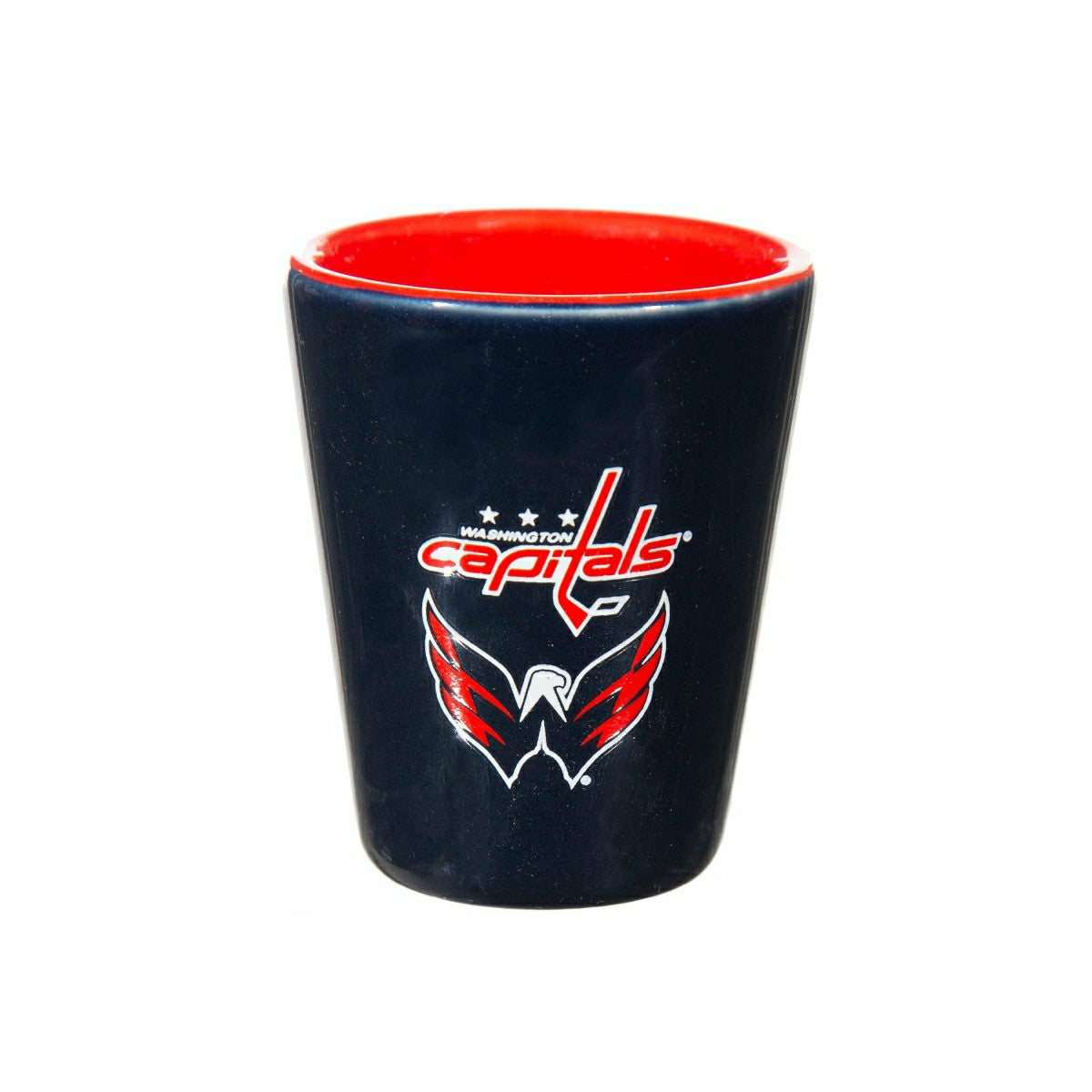 Washington Capitals 4-Piece Ceramic and Glass 2oz. Shot Glass Set
