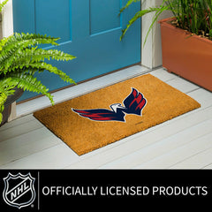 Coir Mat, 16"x28", Washington Capitals