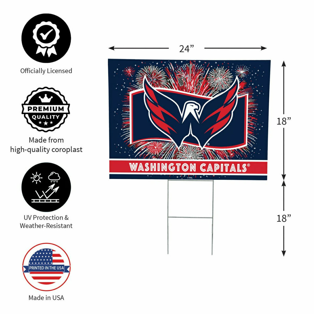 Washington Capitals Yard Sign, Patriotic