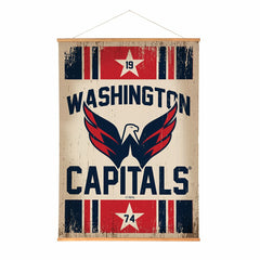 Washington Capitals, Canvas Wall Tapestry, Large, 54x36