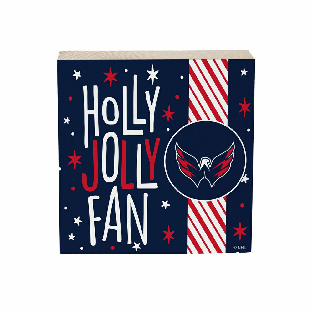 Washington Capitals Block, Holiday, 6x6