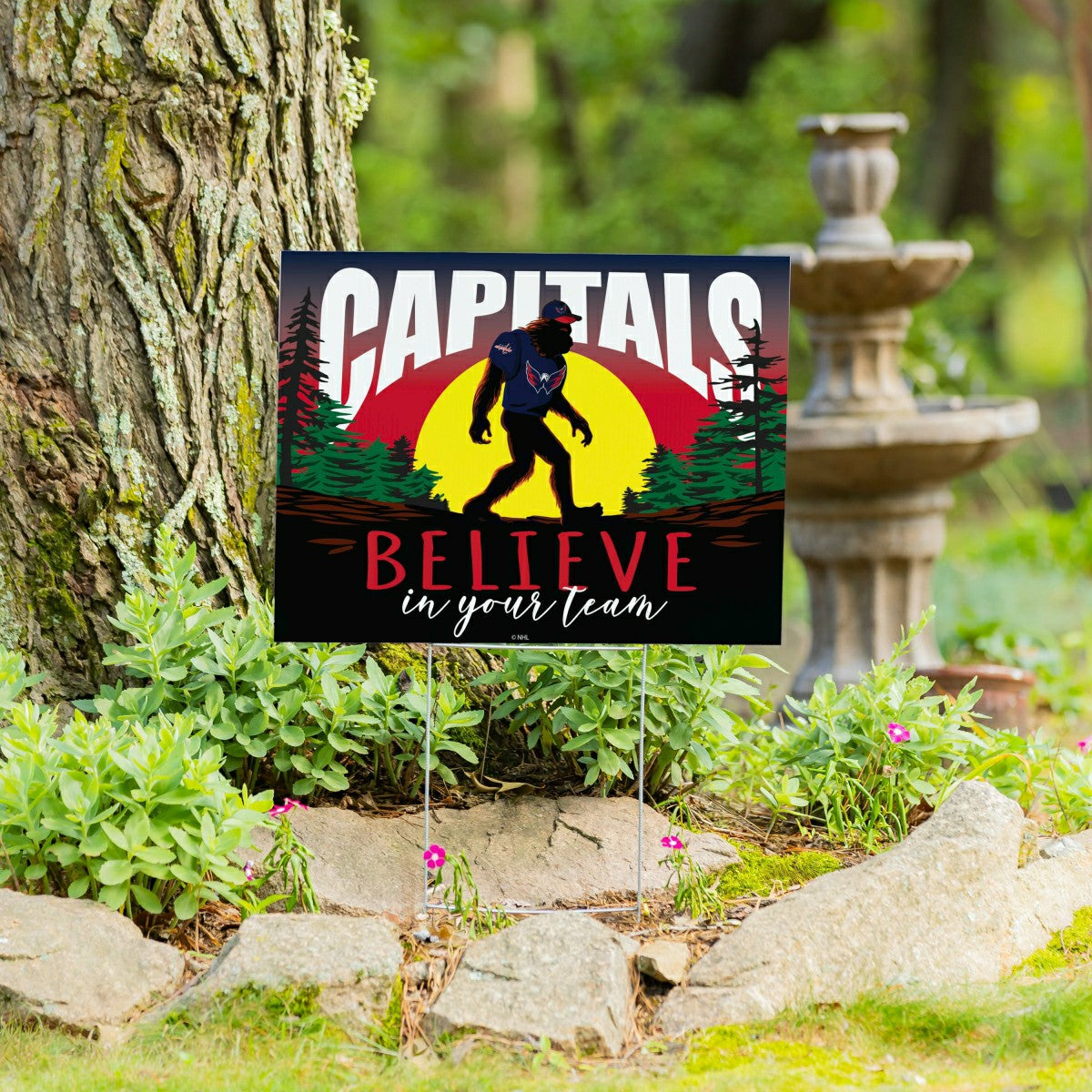 Washington Capitals Yard Sign, Bigfoot