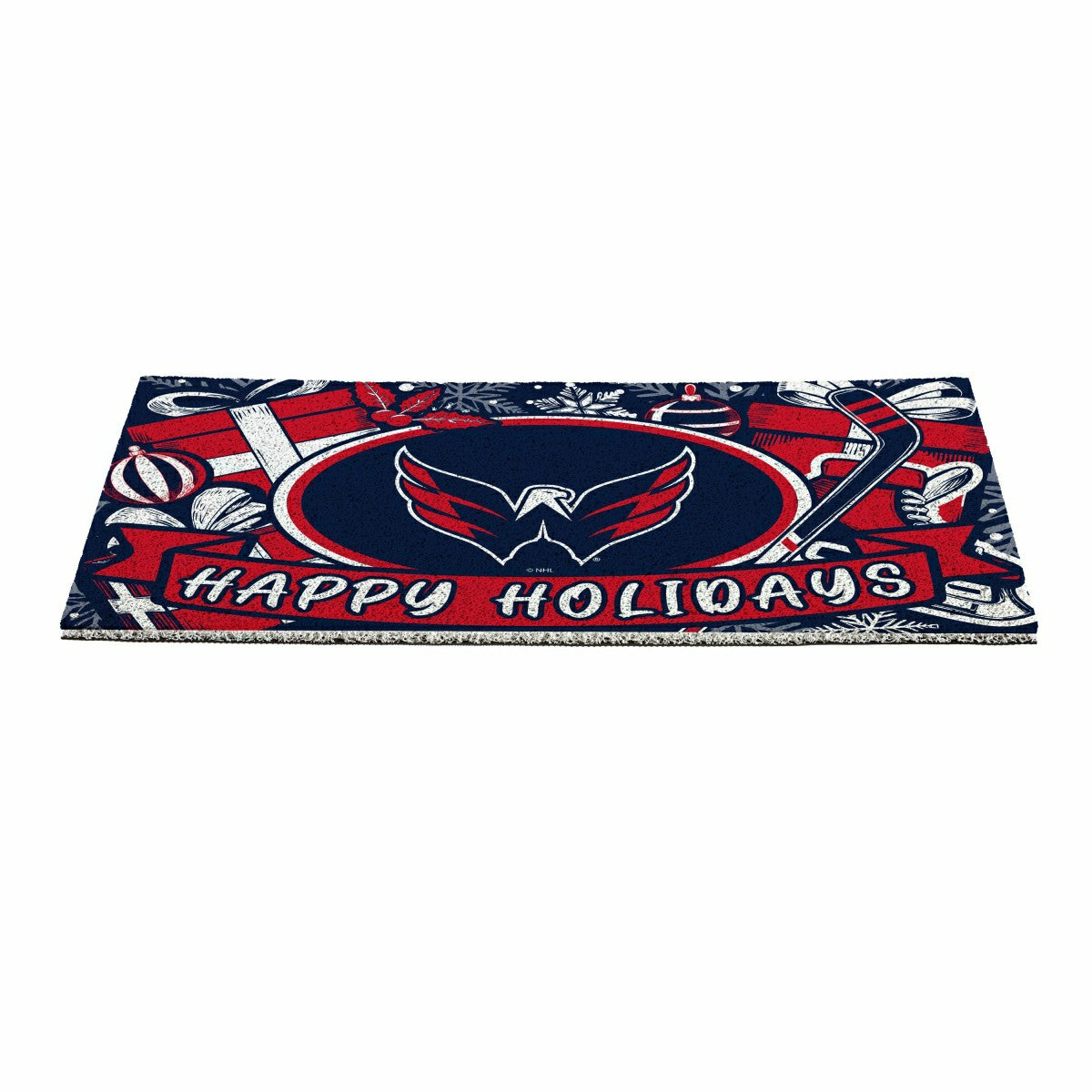 Washington Capitals Holiday PVC Mat, 28"x16"
