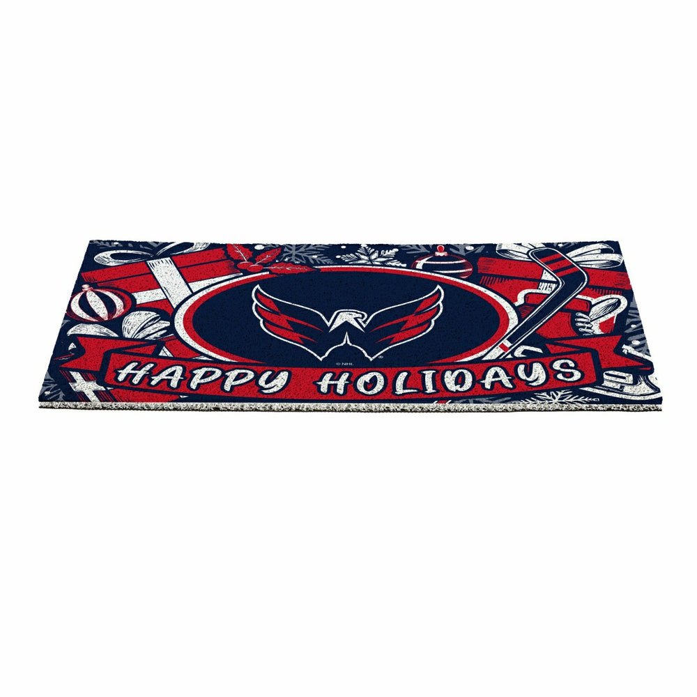 Washington Capitals Holiday PVC Mat, 28"x16"