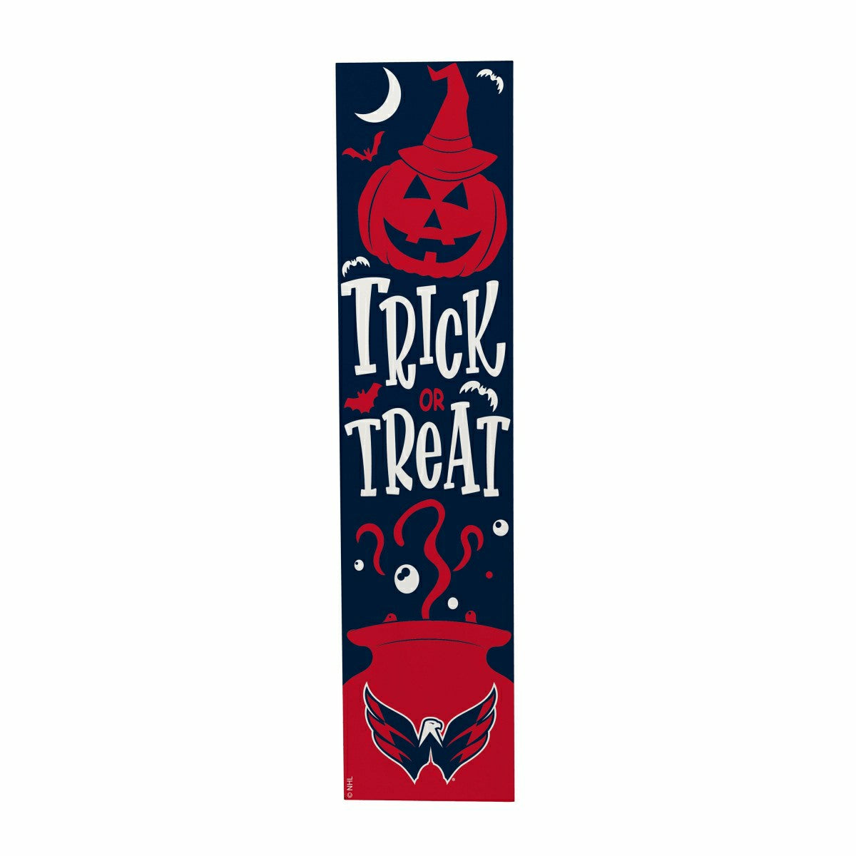 47" Double Sided Leaner, Washington Capitals, Halloween