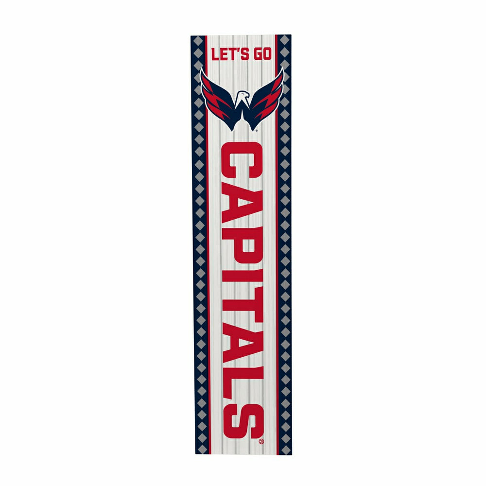 47" Double Sided Leaner, Washington Capitals, Christmas