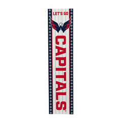 47" Double Sided Leaner, Washington Capitals, Christmas