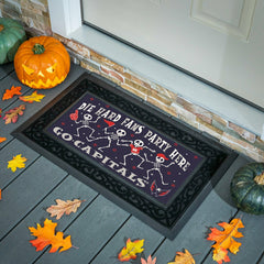 Washington Capitals Flocked Coir Halloween Sassafras Switch Mat, 22"x1