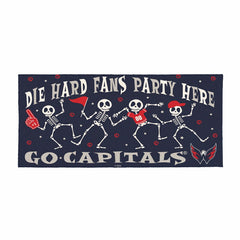 Washington Capitals Flocked Coir Halloween Sassafras Switch Mat, 22"x1