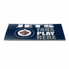 Winnipeg Jets Fan Mat, 28"x16"
