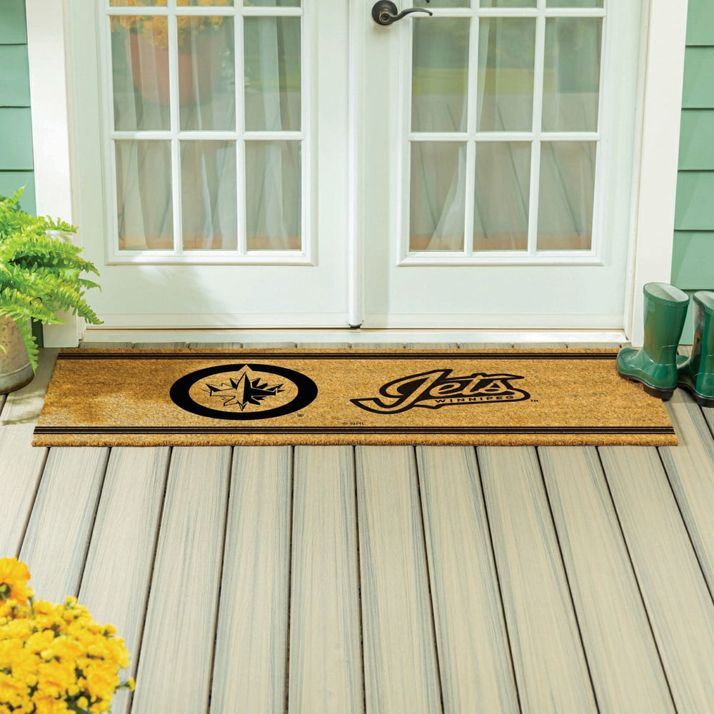 Winnipeg Jets Extra Large One Color Coir Mat, 60"x24"