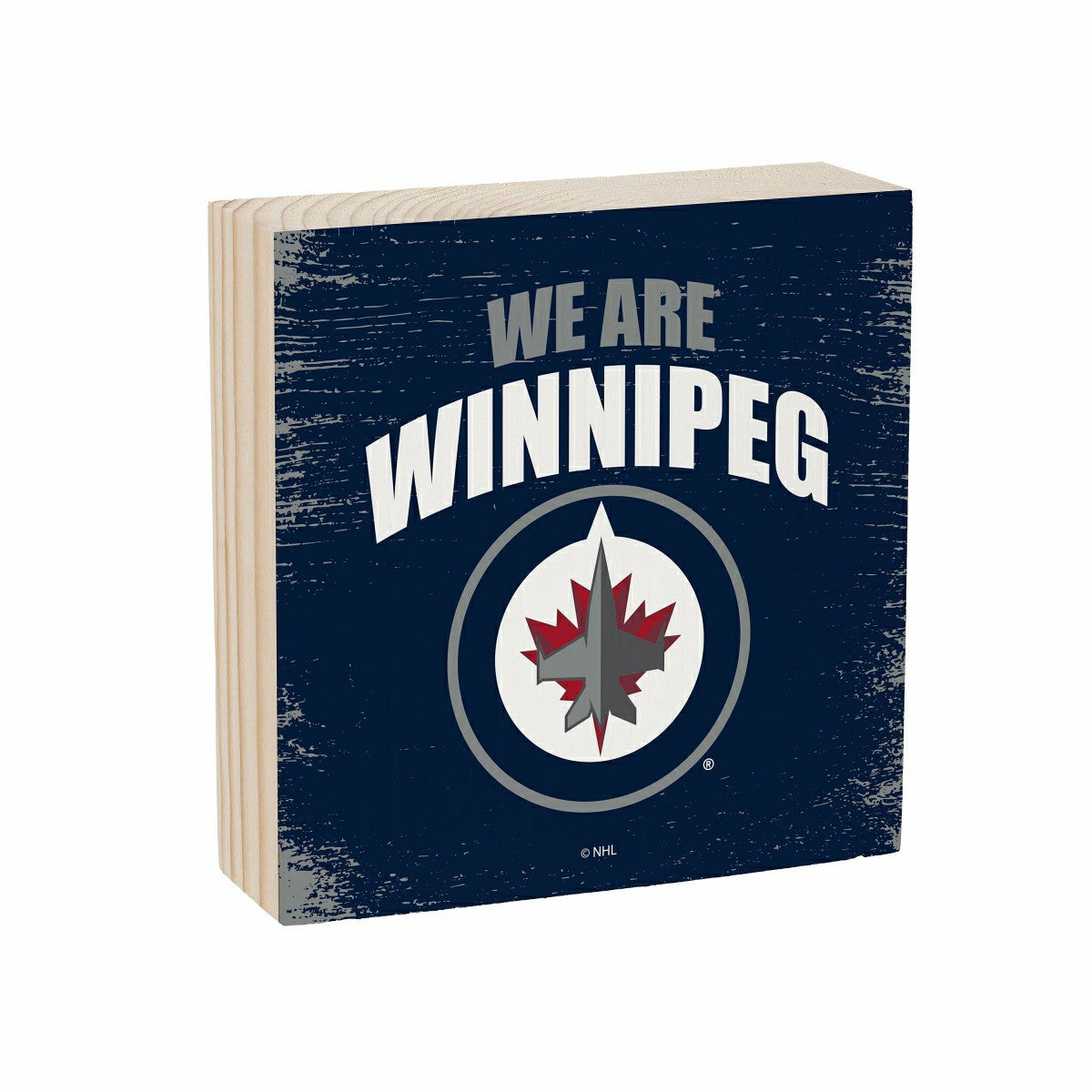 Winnipeg Jets Plock, Down Home Fans, 6x6