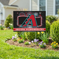 Arizona Diamondbacks Yard Sign, Patriotic