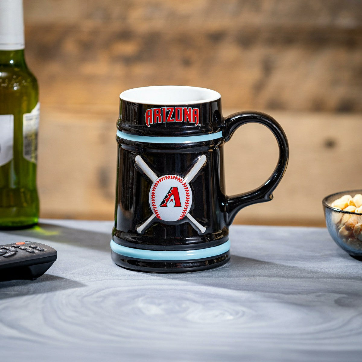Arizona Diamondbacks Ceramic Stein Cup, 24oz
