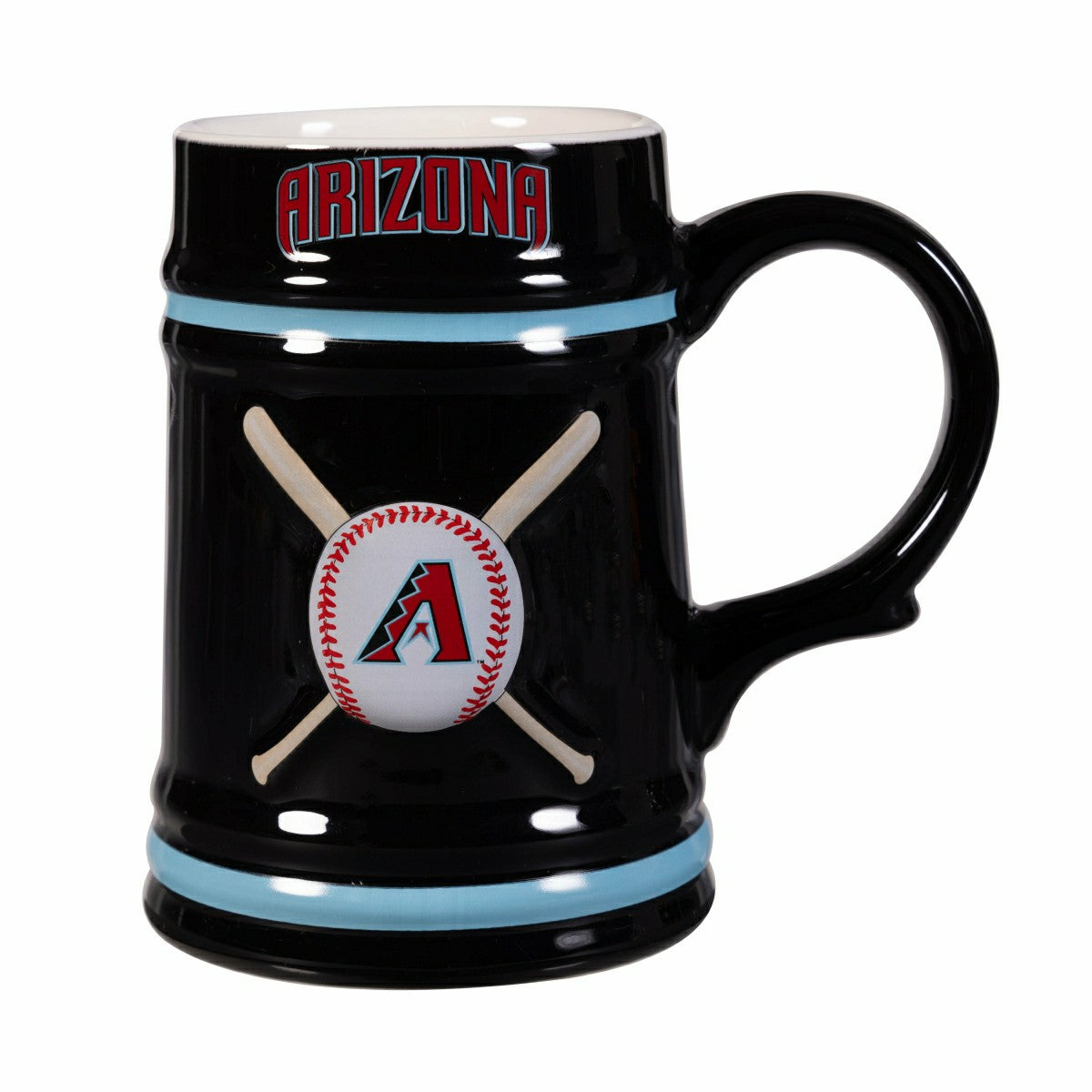 Arizona Diamondbacks Ceramic Stein Cup, 24oz