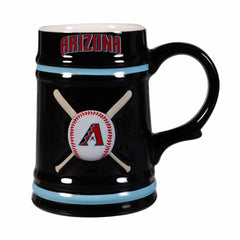 Arizona Diamondbacks Ceramic Stein Cup, 24oz