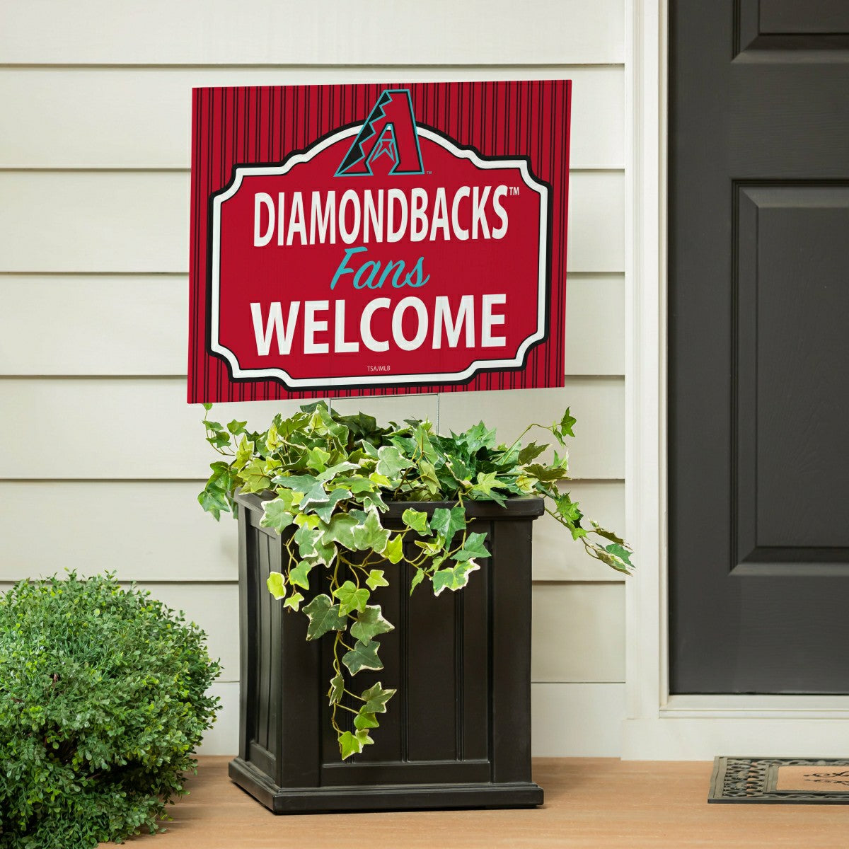 Arizona Diamondbacks Coroplast Yard Sign, "Fans Welcome"