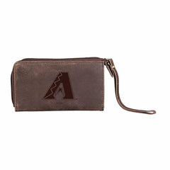 Arizona Diamondbacks Wristlet Wallet Brown