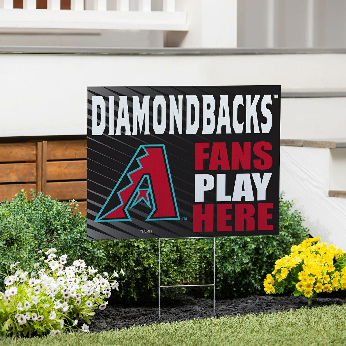 Arizona Diamondbacks Coroplast Yard Sign "Fans Play Here"