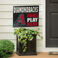 Arizona Diamondbacks Coroplast Yard Sign "Fans Play Here"