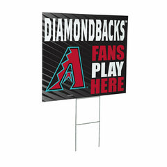 Arizona Diamondbacks Coroplast Yard Sign "Fans Play Here"