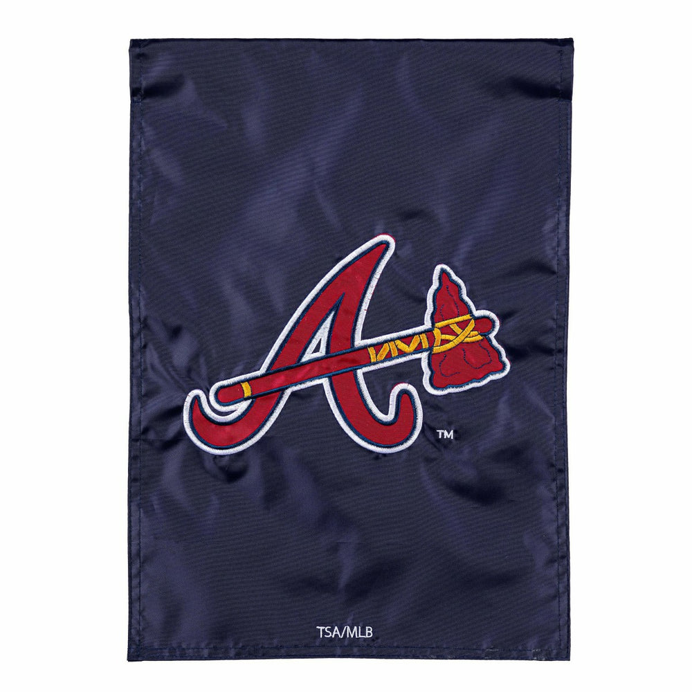 Atlanta Braves Applique Garden Flag