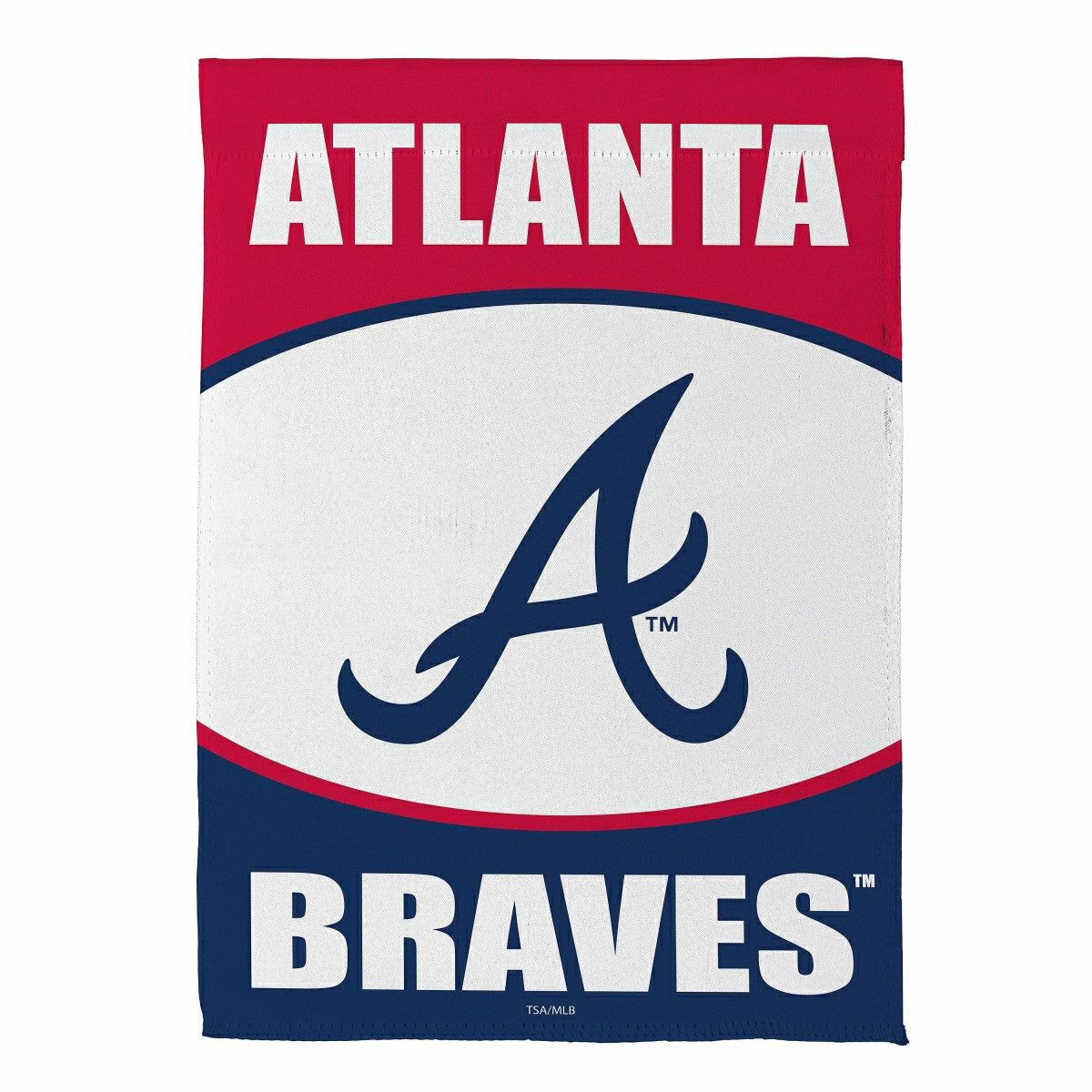 Atlanta Braves Suede Garden Flag