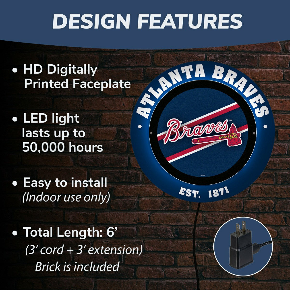 Atlanta Braves, Metal Lite, Round