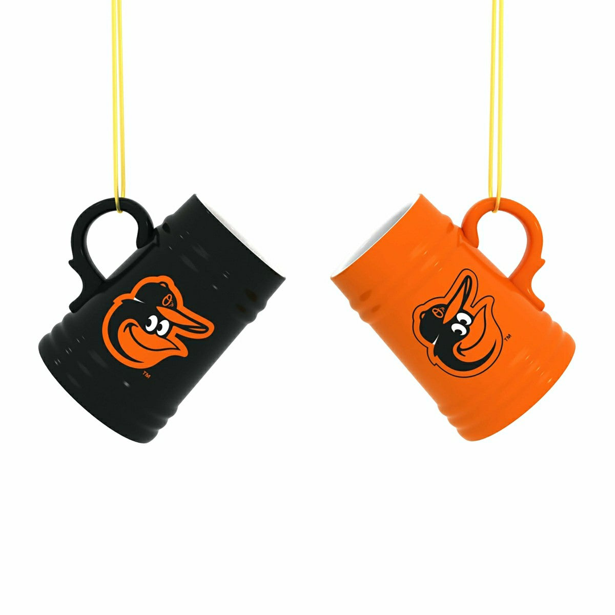 Baltimore Orioles Ceramic Mini Stein, 3oz, set of 2