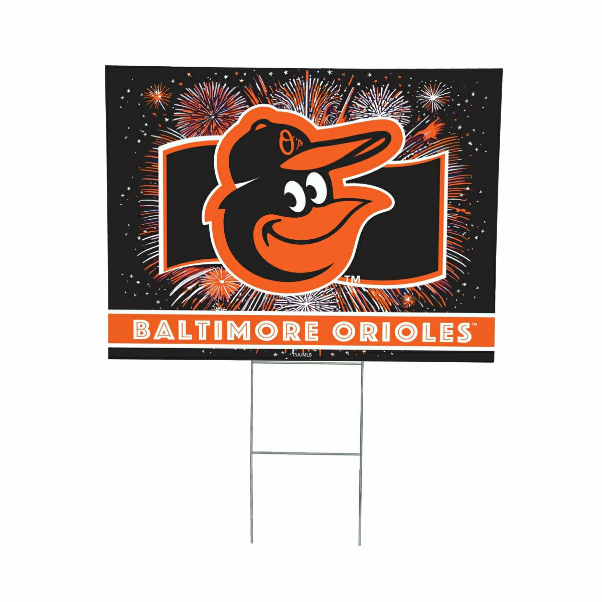 Baltimore Orioles Yard Sign, Patriotic