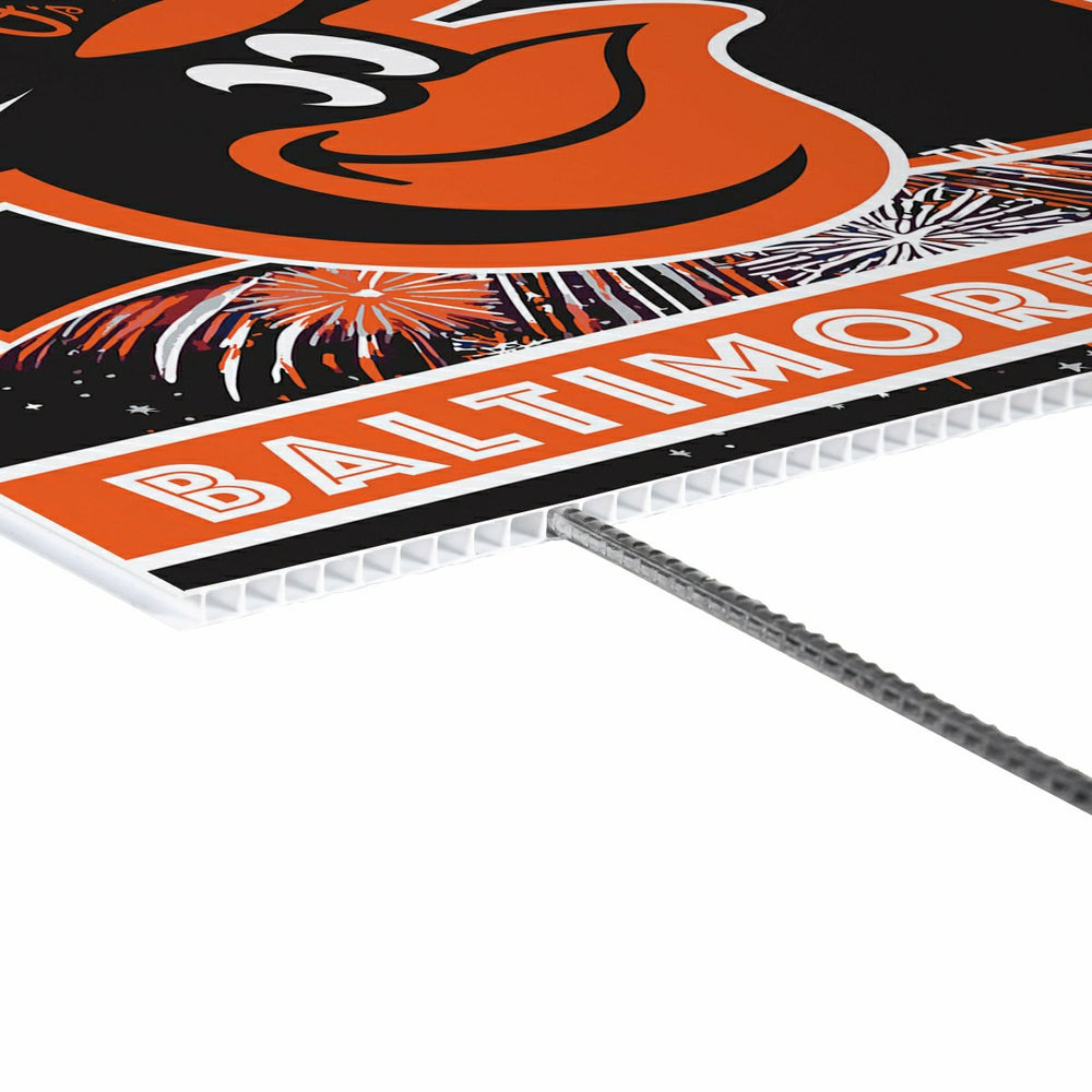 Baltimore Orioles Yard Sign, Patriotic