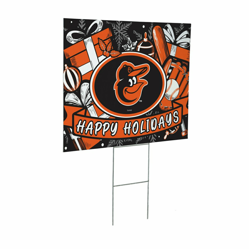 Baltimore Orioles Yard Sign, Holiday